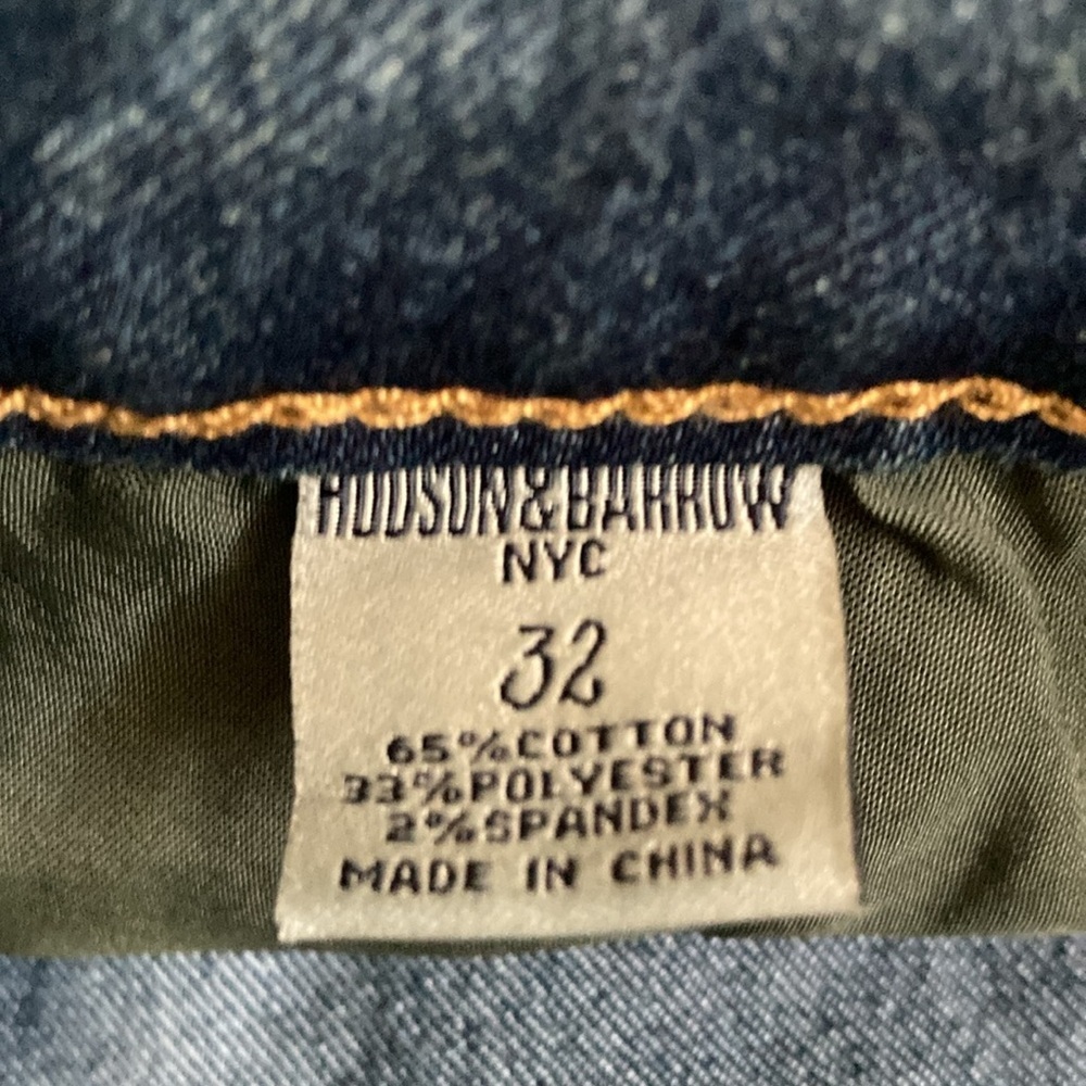 HUDSON & BARROW Mens Jeans Short stretch - Picture 5 of 10